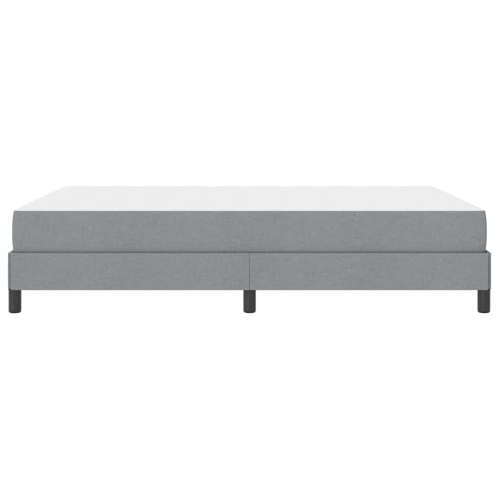 Letto a molle con materasso Grigio chiaro 160 x 200 cm Tessuto | homemem39