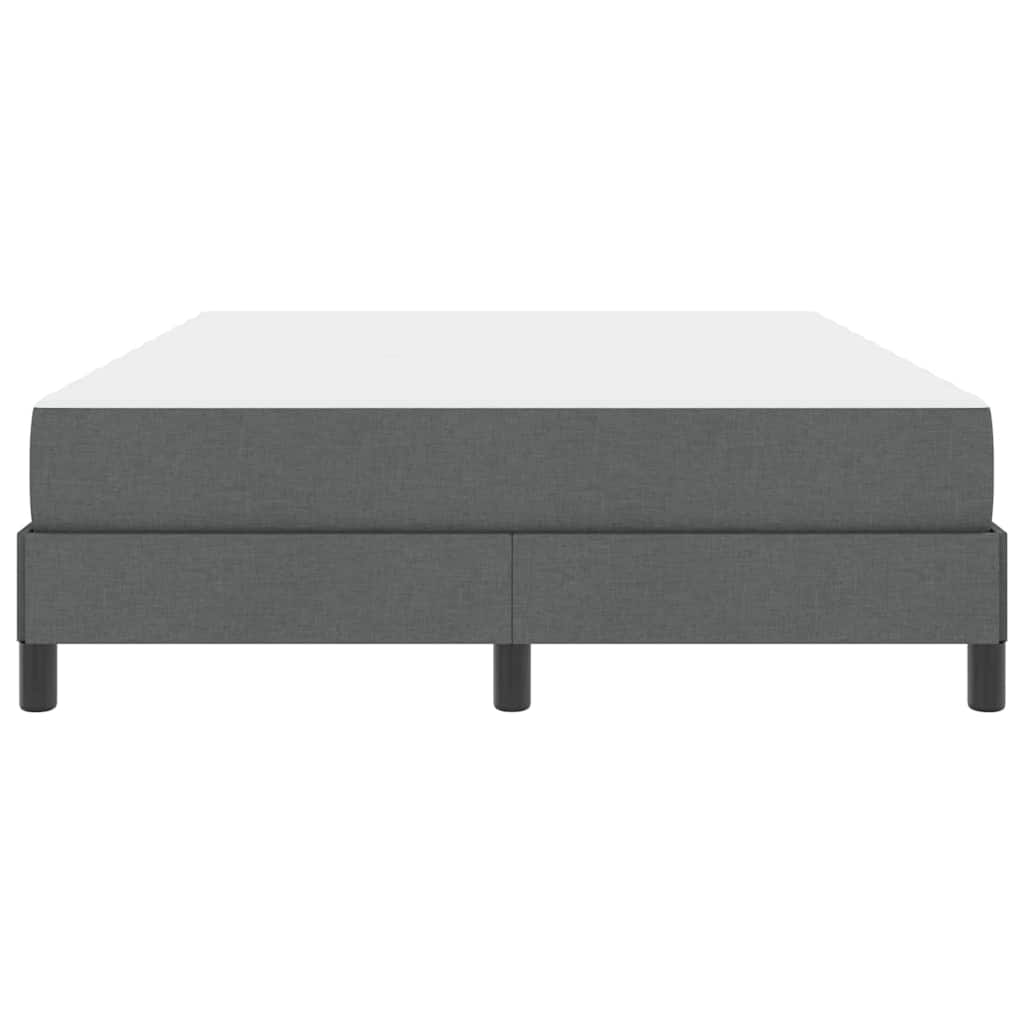 Letto a molle con materasso Grigio scuro 160 x 200 cm Tessuto | homemem39