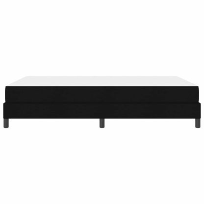 Letto a molle con materasso Nero 160 x 200 cm Tessuto | homemem39