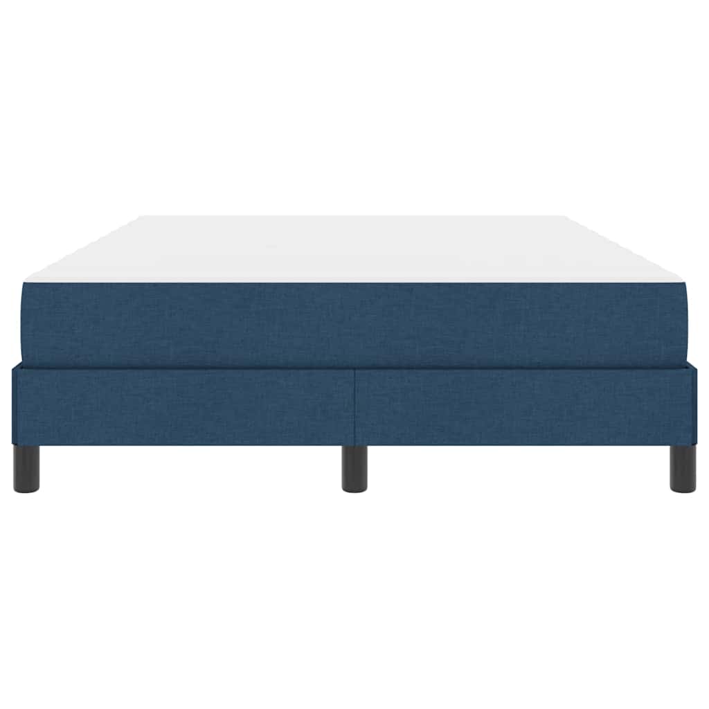 Letto a molle con materasso Blu 160 x 200 cm Tessuto | homemem39