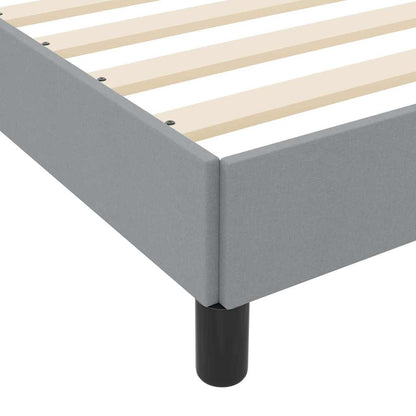 Letto a molle Grigio chiaro 180 x 200 cm Tessuto | homemem39