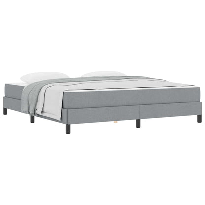 Letto a molle Grigio chiaro 180 x 200 cm Tessuto | homemem39