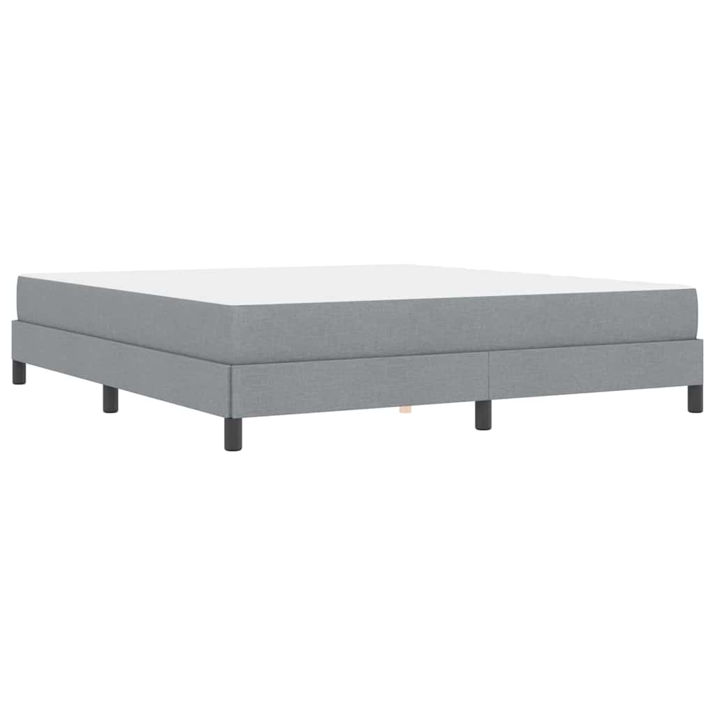Letto a molle Grigio chiaro 180 x 200 cm Tessuto | homemem39