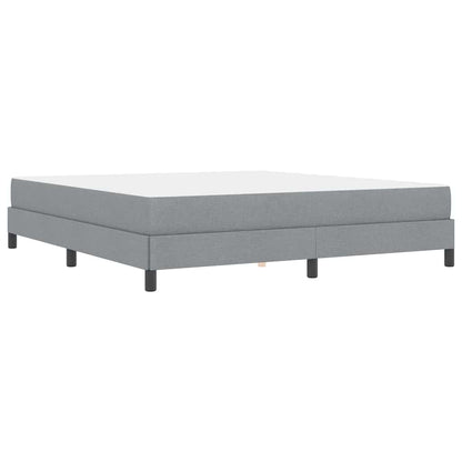 Letto a molle Grigio chiaro 180 x 200 cm Tessuto | homemem39