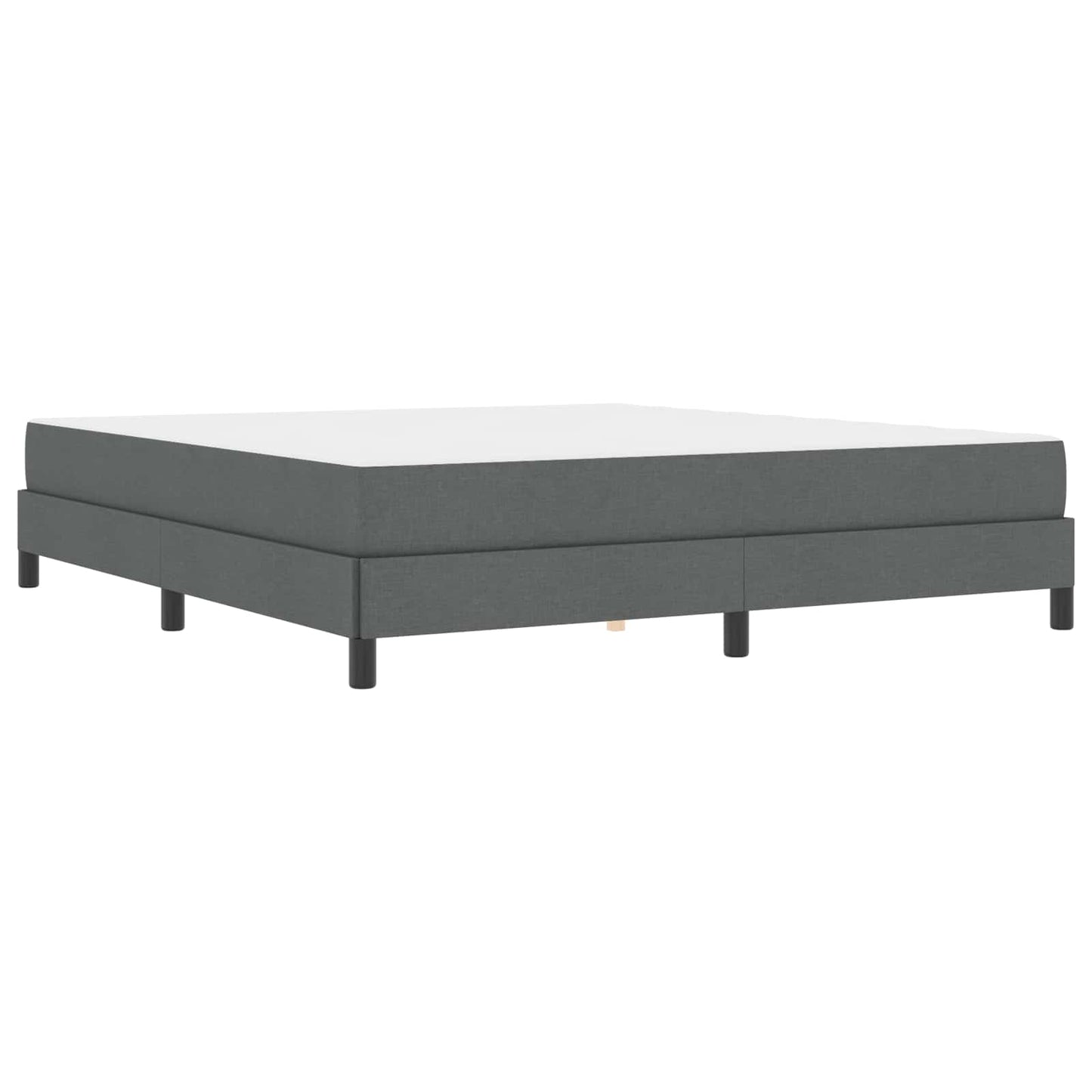 Letto a molle con materasso Grigio scuro 180 x 200 cm Tessuto | homemem39