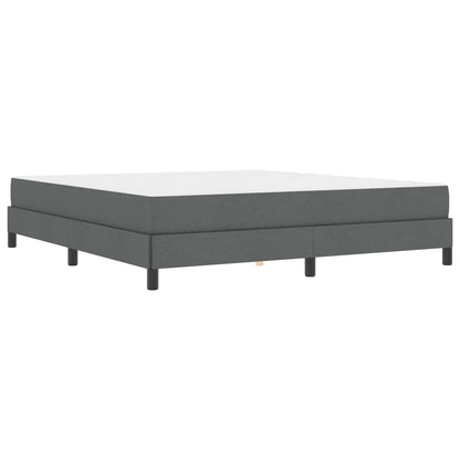 Letto a molle con materasso Grigio scuro 180 x 200 cm Tessuto | homemem39