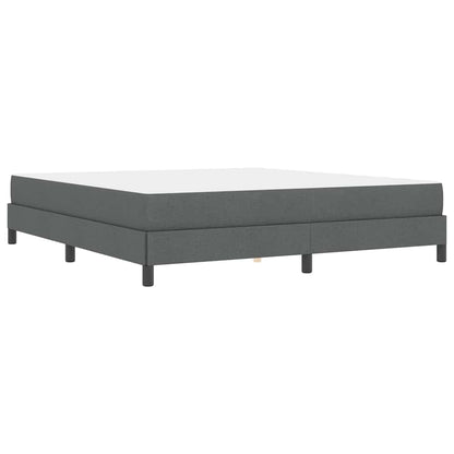 Letto a molle con materasso Grigio scuro 180 x 200 cm Tessuto | homemem39