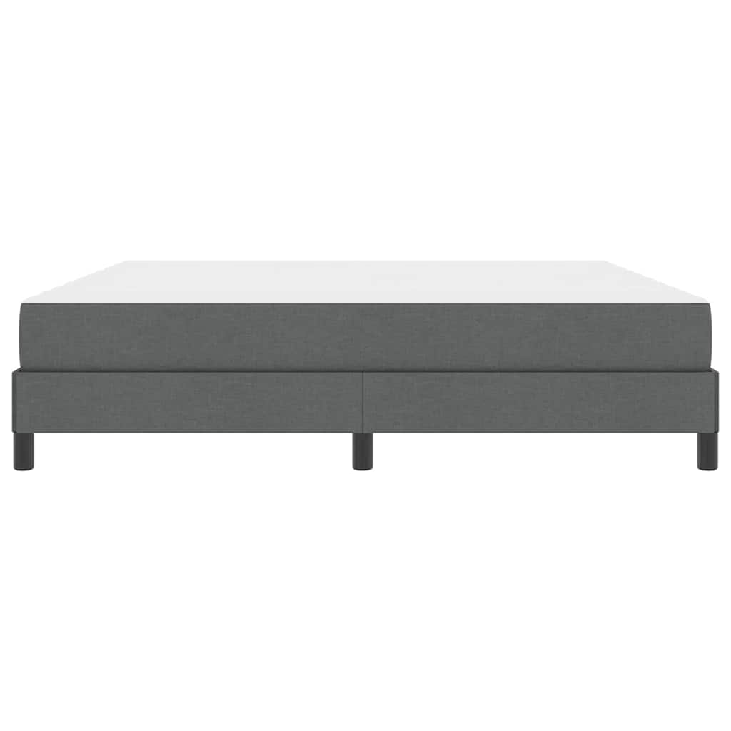 Letto a molle con materasso Grigio scuro 180 x 200 cm Tessuto | homemem39