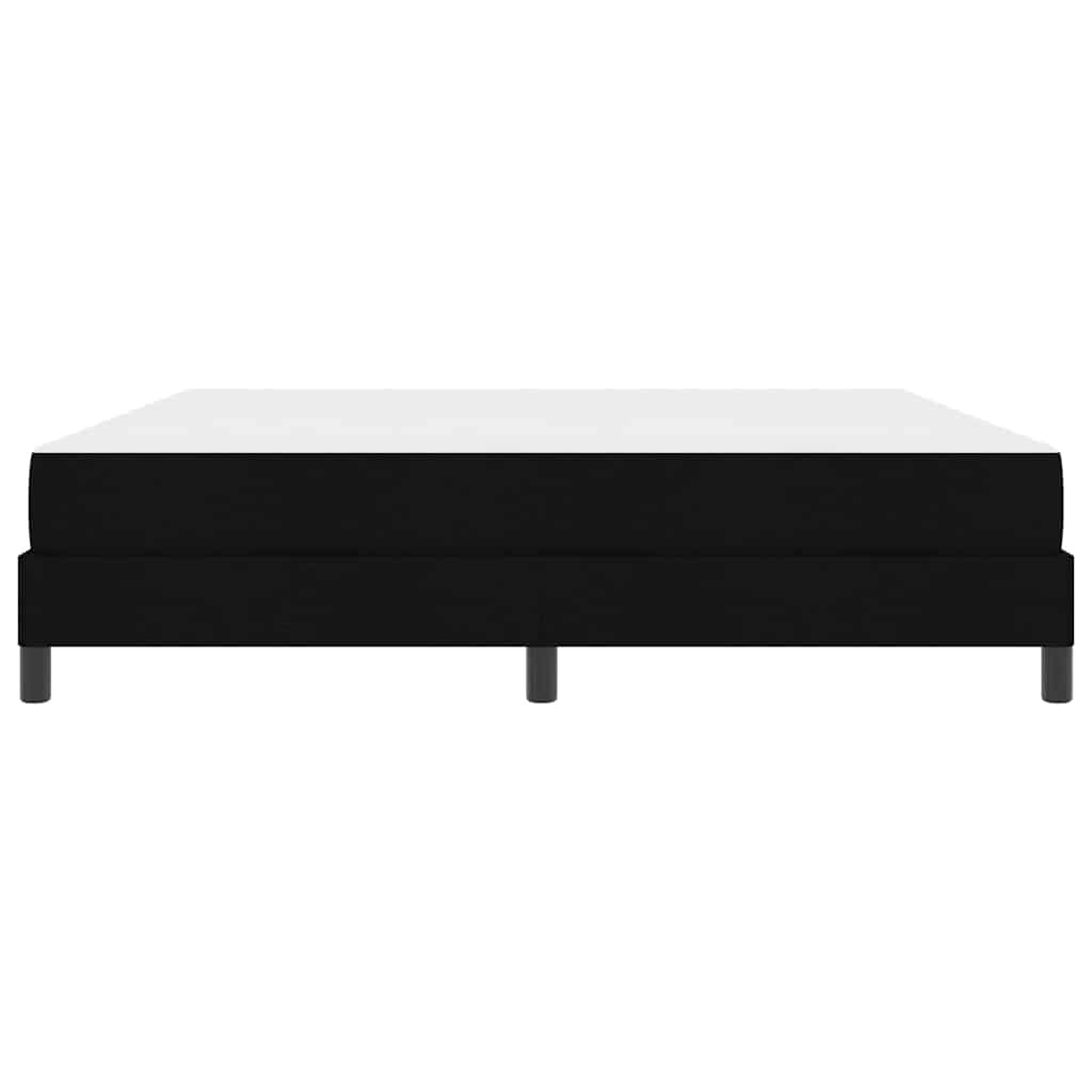 Letto a molle con materasso Nero 180 x 200 cm Tessuto | homemem39
