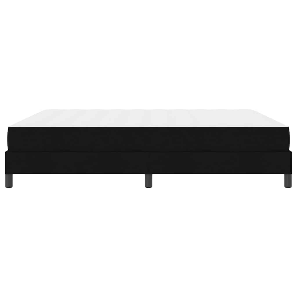 Letto a molle con materasso Nero 180 x 200 cm Tessuto | homemem39