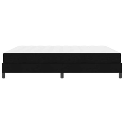 Letto a molle con materasso Nero 180 x 200 cm Tessuto | homemem39