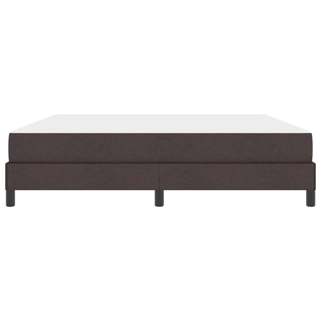 Letto a molle con materasso Marrone Scuro 180 x 200 cm Tessuto | homemem39