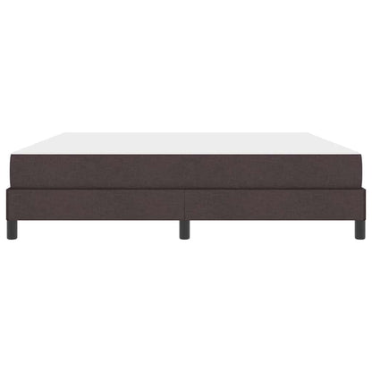 Letto a molle con materasso Marrone Scuro 180 x 200 cm Tessuto | homemem39