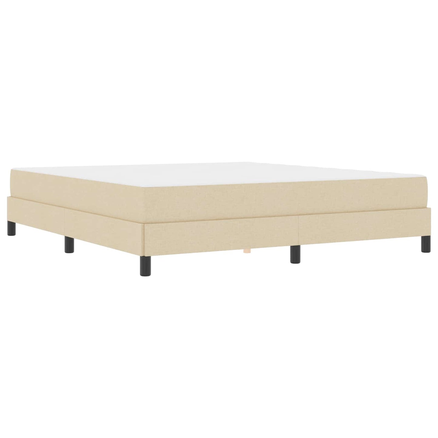 Letto a molle Crema 180 x 200 cm Tessuto | homemem39