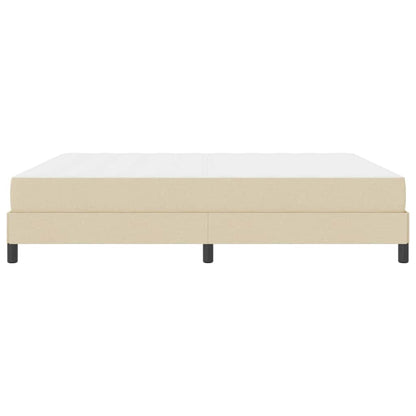 Letto a molle Crema 180 x 200 cm Tessuto | homemem39