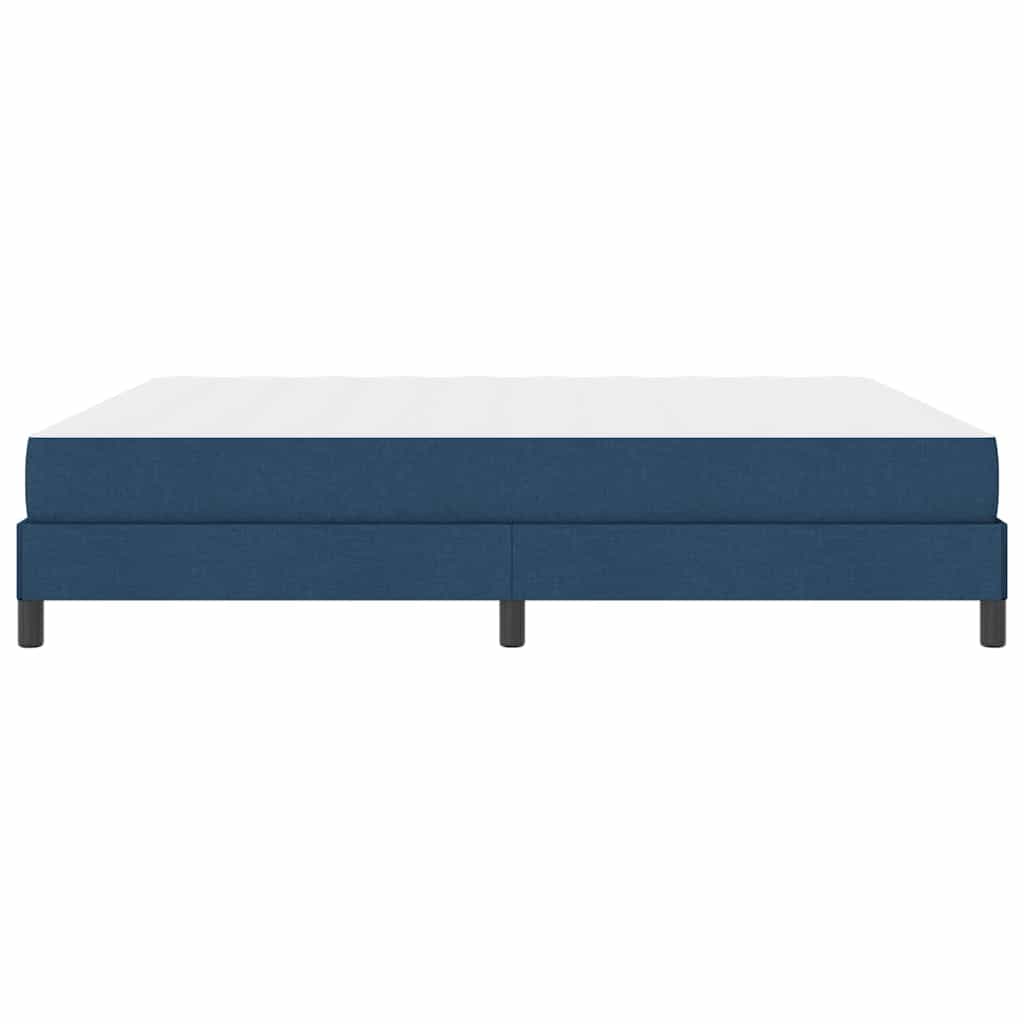 Letto a molle con materasso Blu 180 x 200 cm Tessuto | homemem39