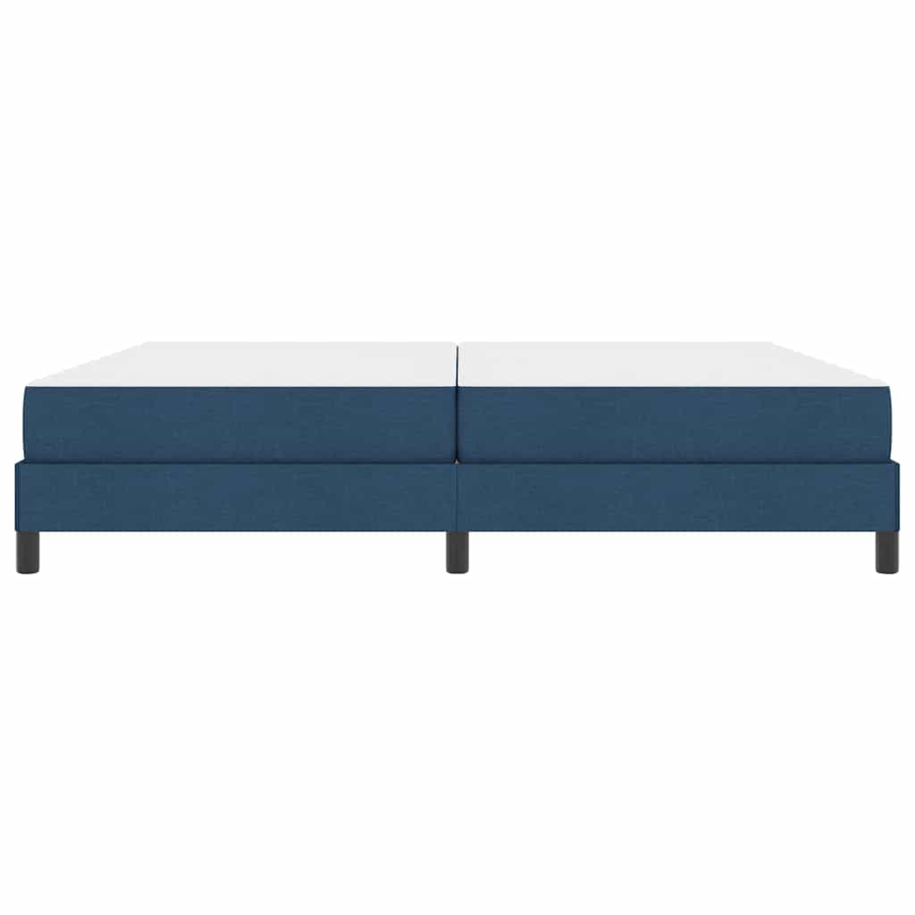 Letto a molle con materasso Blu 200 x 200 cm Tessuto | homemem39