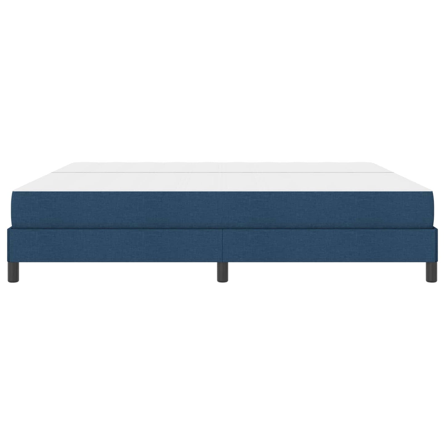 Letto a molle con materasso Blu 200 x 200 cm Tessuto | homemem39