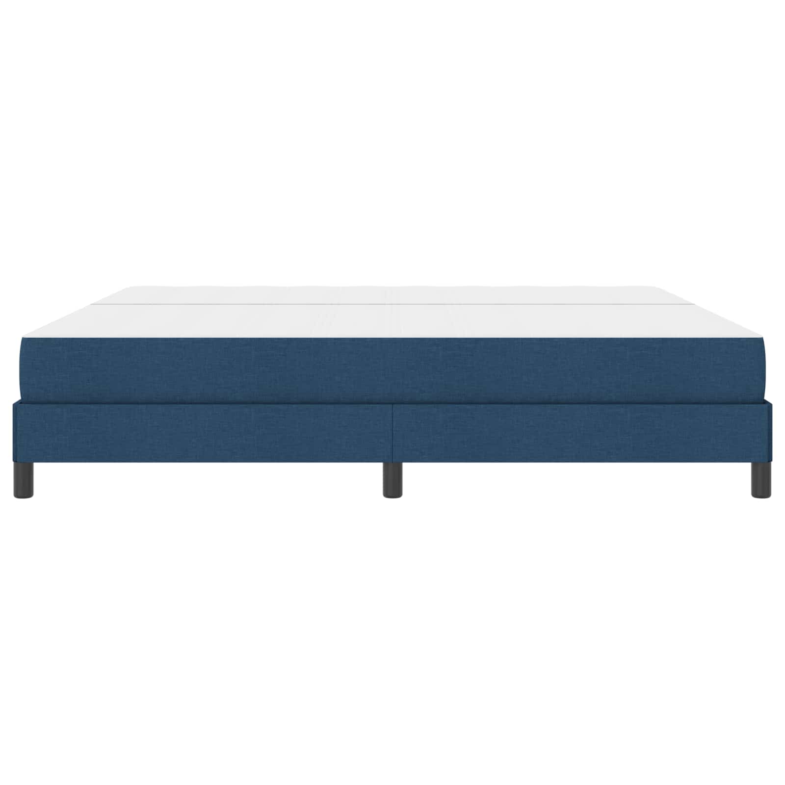 Letto a molle con materasso Blu 200 x 200 cm Tessuto | homemem39