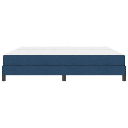 Letto a molle con materasso Blu 200 x 200 cm Tessuto | homemem39