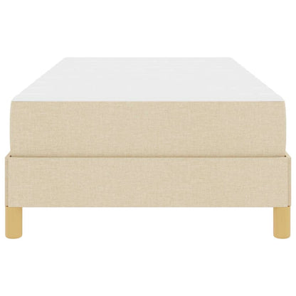 Letto a molle con materasso Crema 80 x 200 cm Tessuto | homemem39