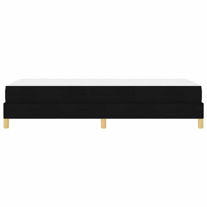 Letto a molle con materasso Nero 90 x 190 cm Tessuto | homemem39
