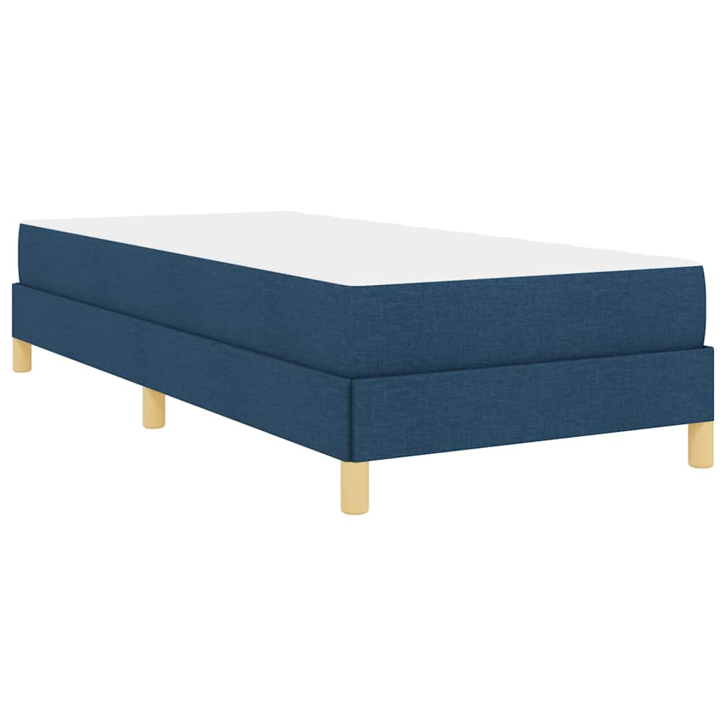 Letto a molle con materasso Blu 90 x 190 cm Tessuto | homemem39
