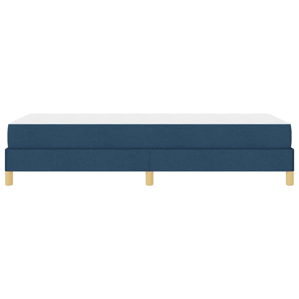 Letto a molle con materasso Blu 90 x 190 cm Tessuto | homemem39