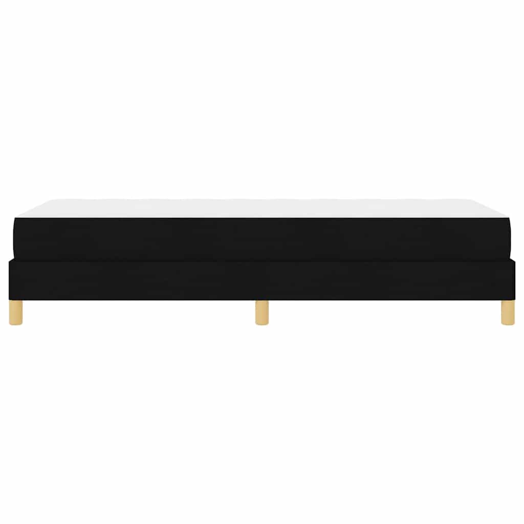 Letto a molle con materasso Nero 90 x 200 cm Tessuto | homemem39