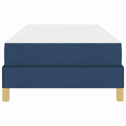 Letto a molle con materasso Blu 90 x 200 cm Tessuto | homemem39