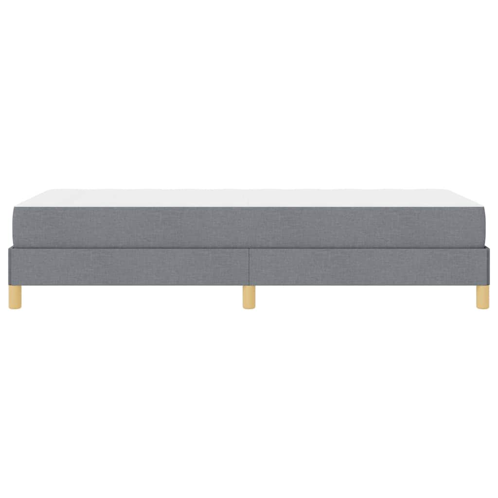 Letto a molle con materasso Grigio chiaro 100 x 200 cm Tessuto | homemem39