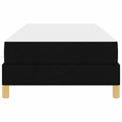 Letto a molle con materasso Nero 100 x 200 cm Tessuto | homemem39