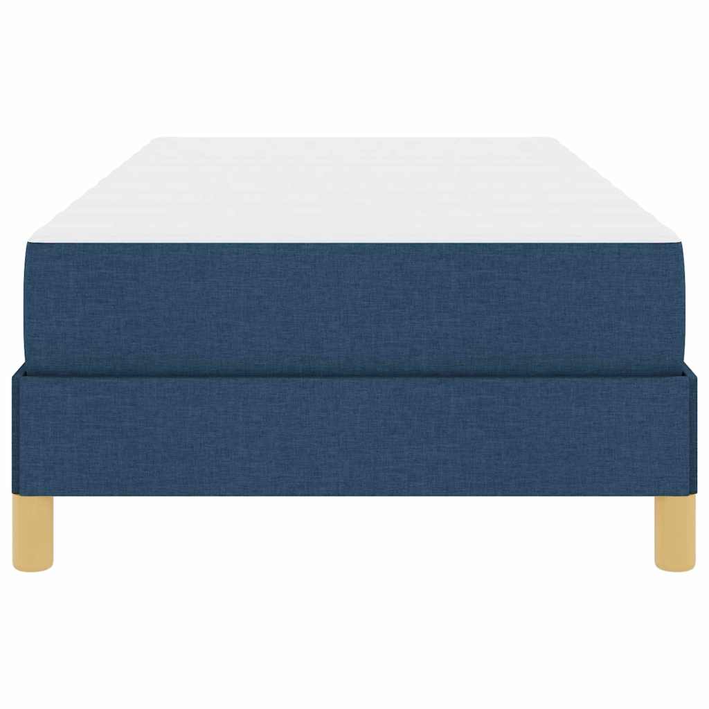 Letto a molle con materasso Blu 100 x 200 cm Tessuto | homemem39