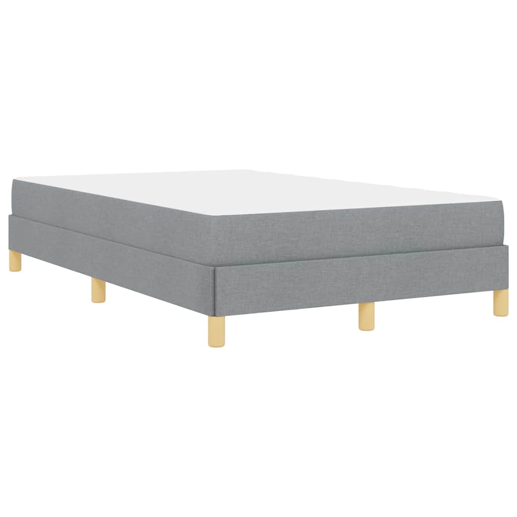 Letto a molle con materasso Grigio chiaro 120 x 190 cm Tessuto | homemem39