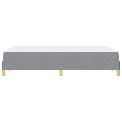 Letto a molle con materasso Grigio chiaro 120 x 190 cm Tessuto | homemem39
