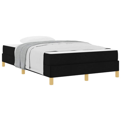 Letto a molle con materasso Nero 120 x 190 cm Tessuto | homemem39