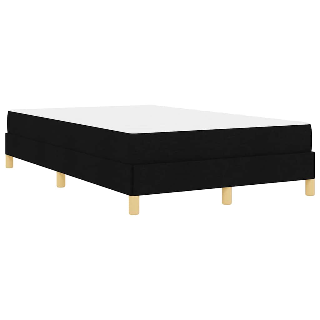 Letto a molle con materasso Nero 120 x 190 cm Tessuto | homemem39