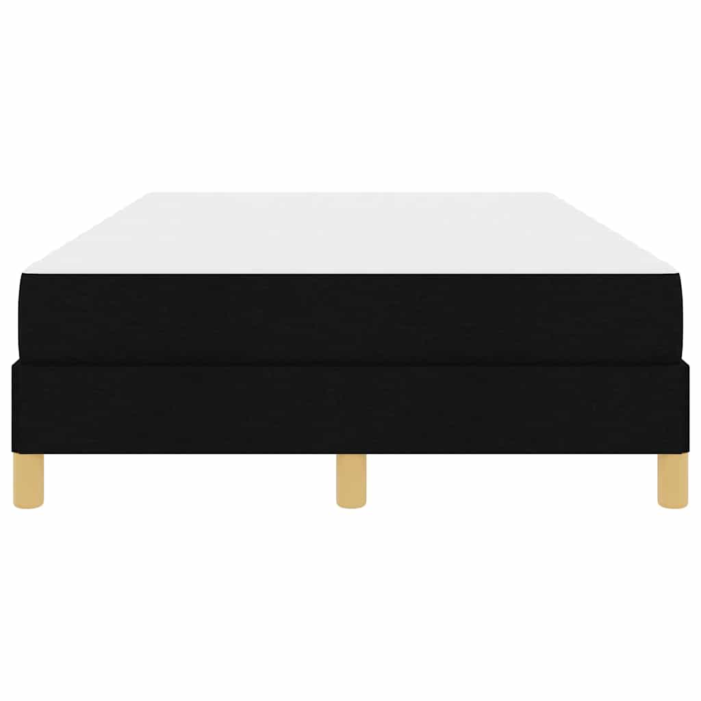 Letto a molle con materasso Nero 120 x 190 cm Tessuto | homemem39