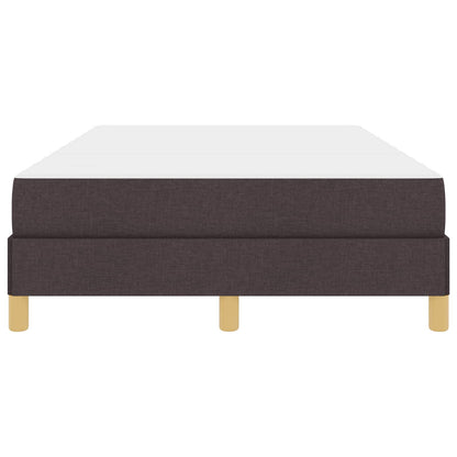 Letto a molle con materasso Marrone Scuro 120 x 190 cm Tessuto | homemem39