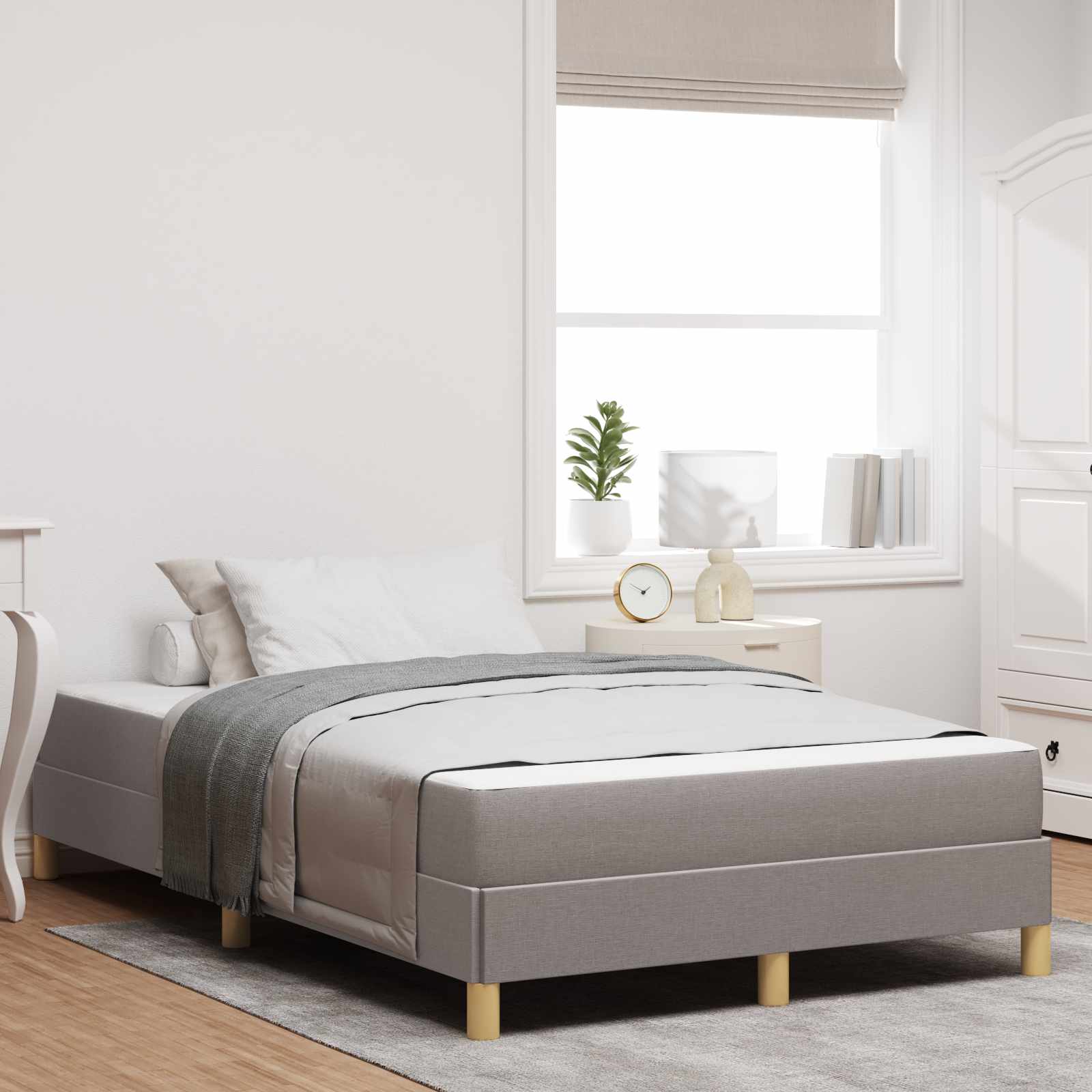 Letto a molle con materasso Talpa 120 x 190 cm Tessuto | homemem39