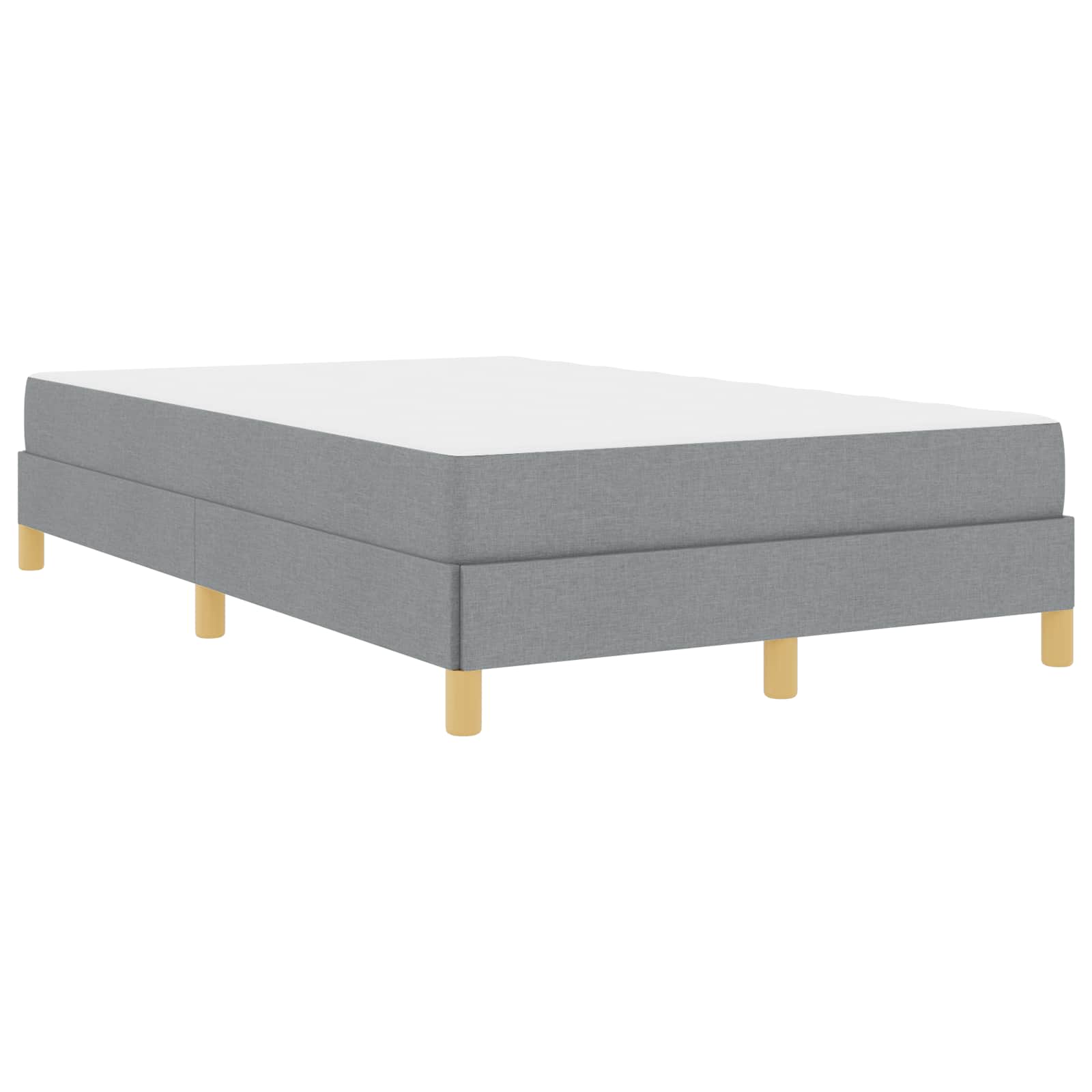 Letto a molle con materasso Grigio chiaro 120 x 200 cm Tessuto | homemem39