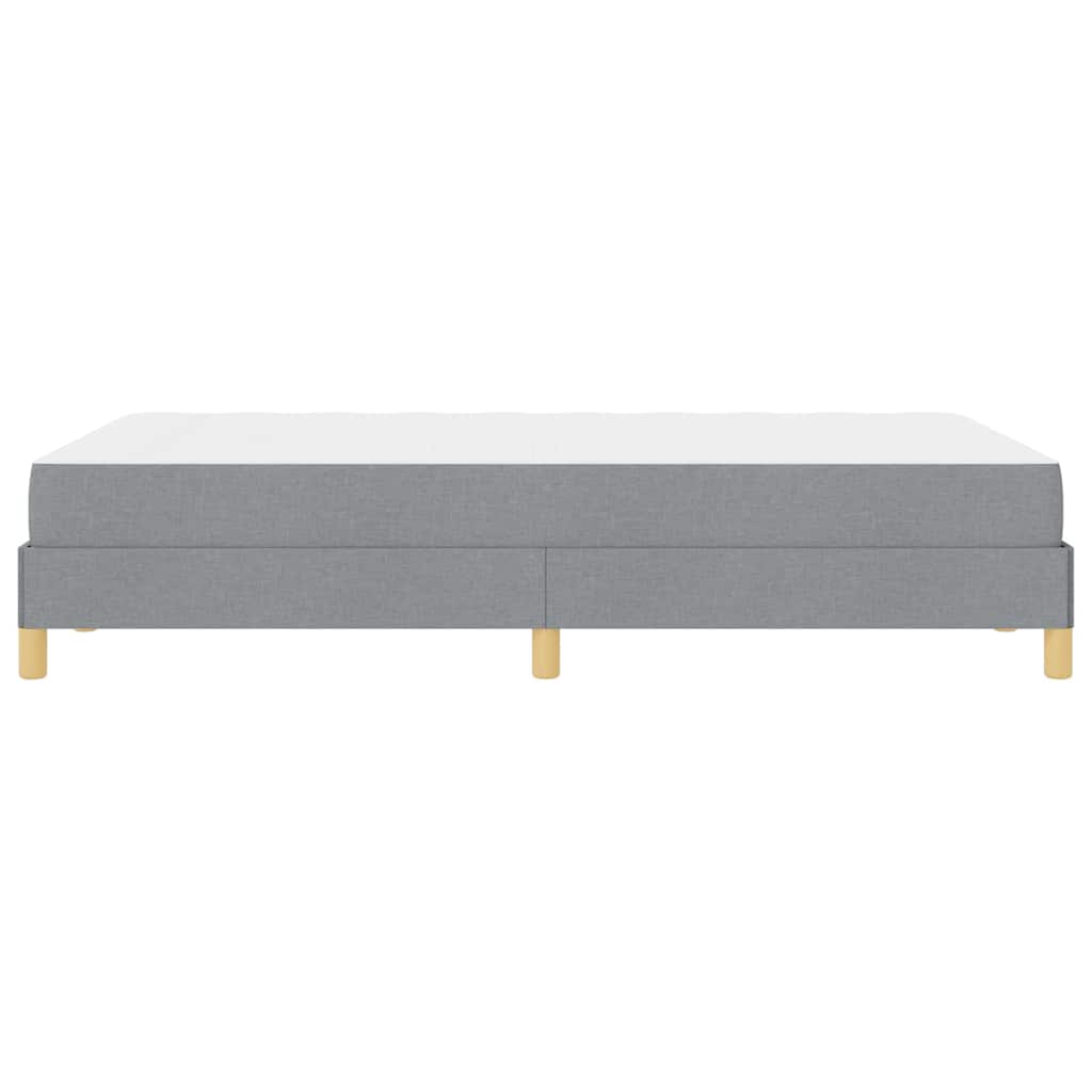 Letto a molle con materasso Grigio chiaro 120 x 200 cm Tessuto | homemem39
