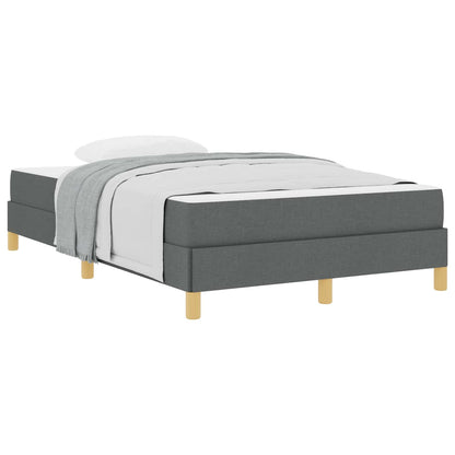 Letto a molle con materasso Grigio scuro 120 x 200 cm Tessuto | homemem39