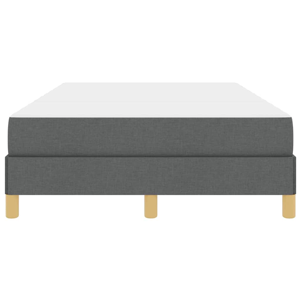 Letto a molle con materasso Grigio scuro 120 x 200 cm Tessuto | homemem39