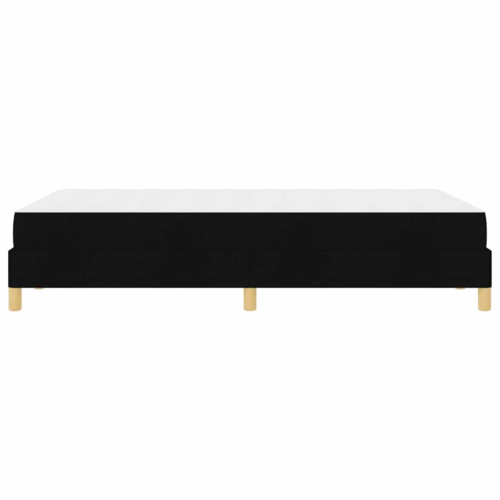 Letto a molle con materasso Nero 120 x 200 cm Tessuto | homemem39