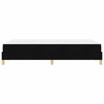 Letto a molle con materasso Nero 120 x 200 cm Tessuto | homemem39