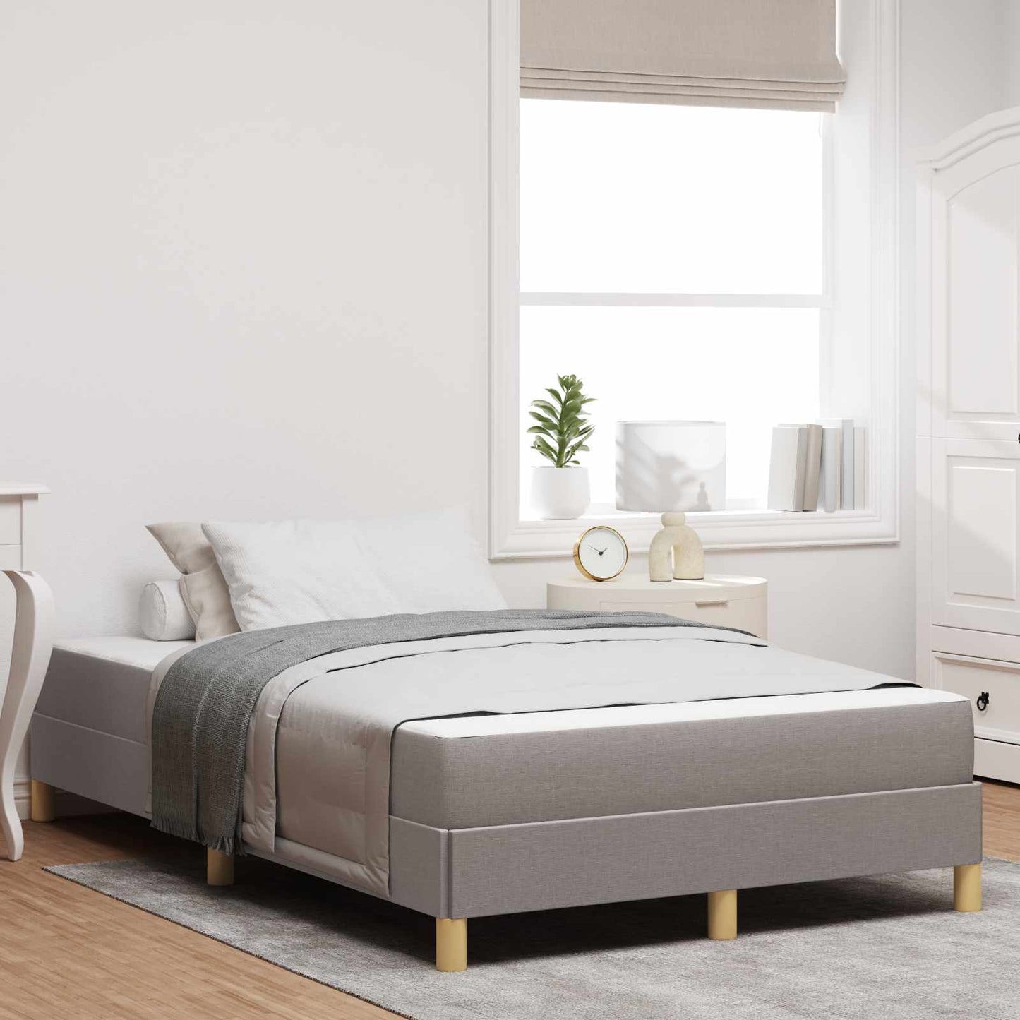 Letto a molle con materasso Talpa 120 x 200 cm Tessuto | homemem39