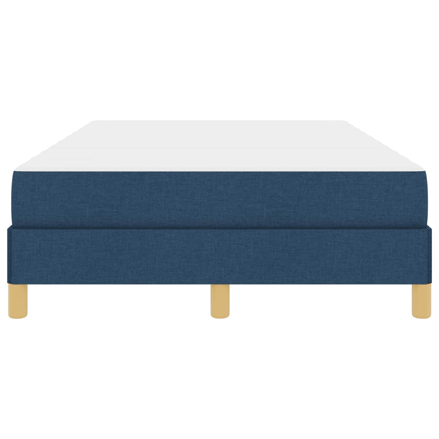 Letto a molle con materasso Blu 120 x 200 cm Tessuto