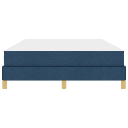 Letto a molle con materasso Blu 140 x 190 cm Tessuto | homemem39