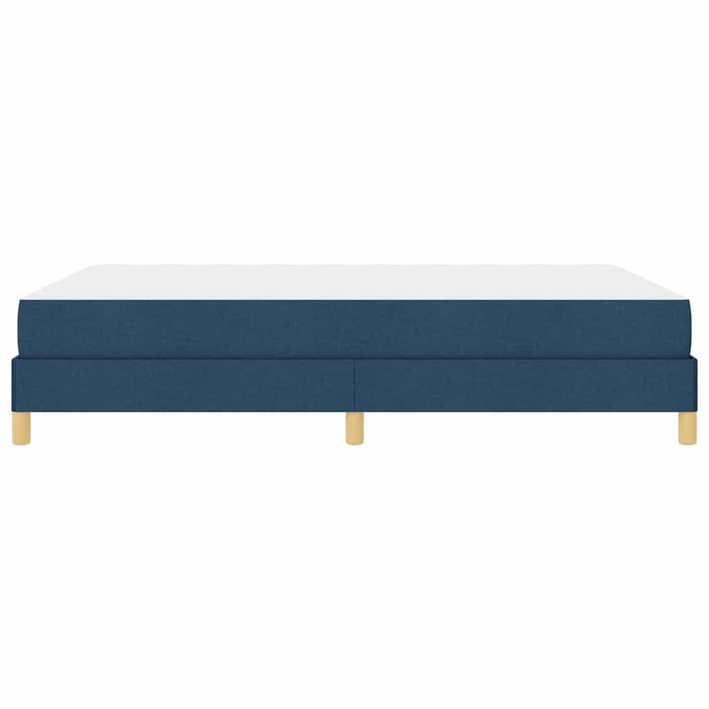 Letto a molle con materasso Blu 140 x 190 cm Tessuto | homemem39